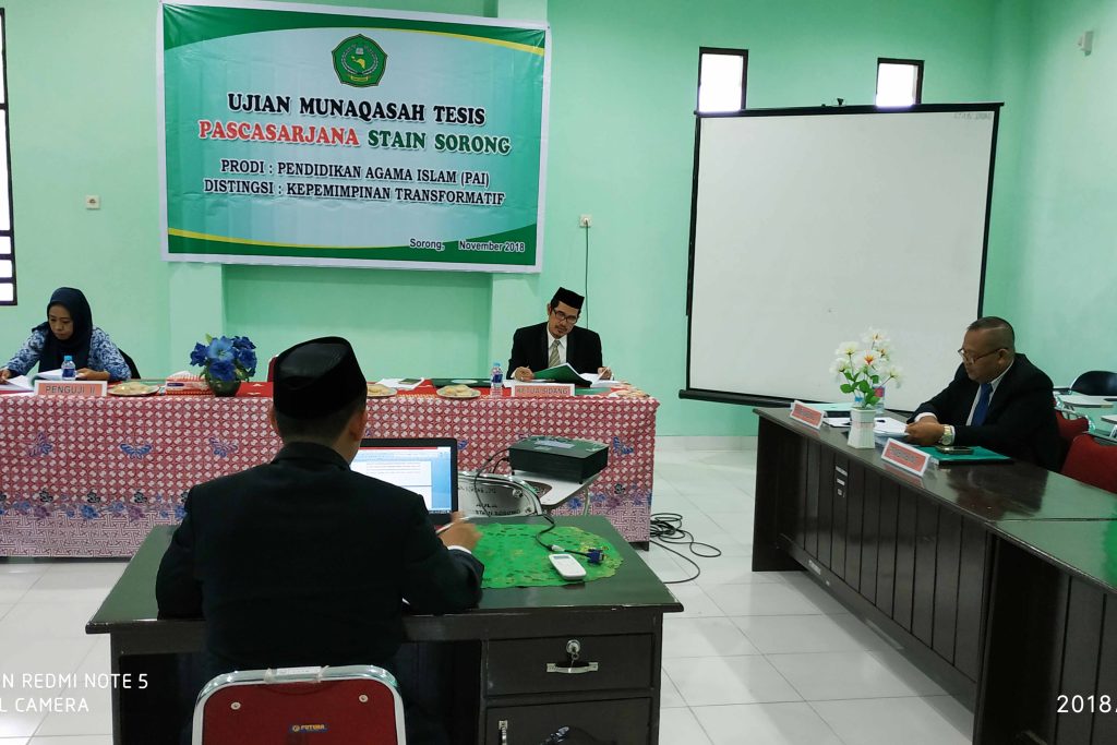 Dialog dan pembinaan moderasi beragama Pascasarjana IAIN Sorong