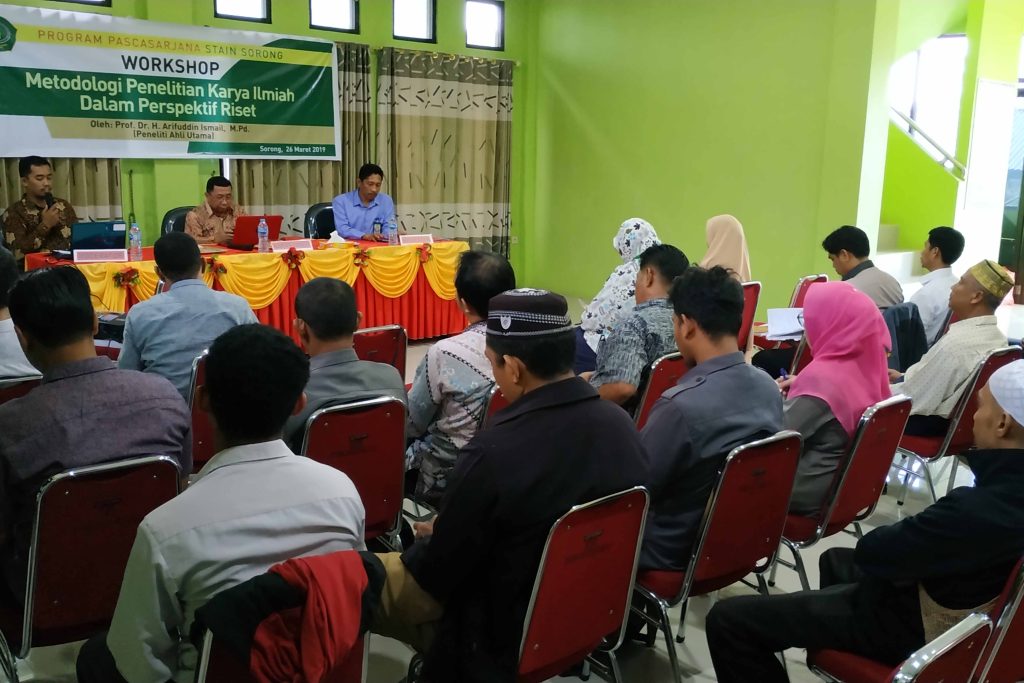 Aktivitas publikasi ilmiah Pascasarjana IAIN Sorong