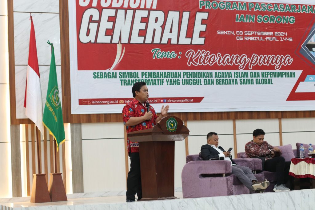 Momen syukuran akreditasi Pascasarjana IAIN Sorong